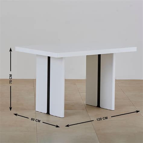 Buy Polaris 4-Seater Dining Table - White from Home Centre at just INR ...