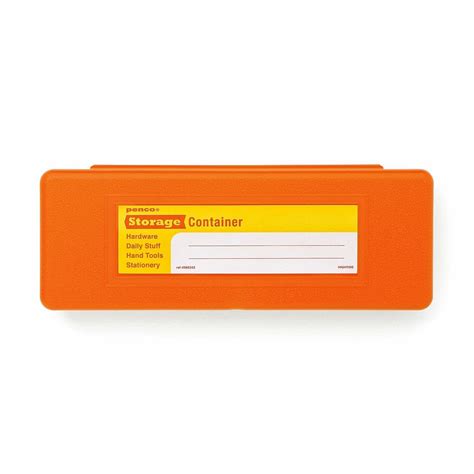 Orange Storage Container Pencil Case – The Paper Company India