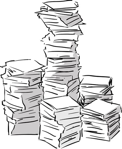 Paper clipart stack papers, Paper stack papers Transparent FREE for ...