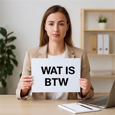 Wat is btw - Mijn School