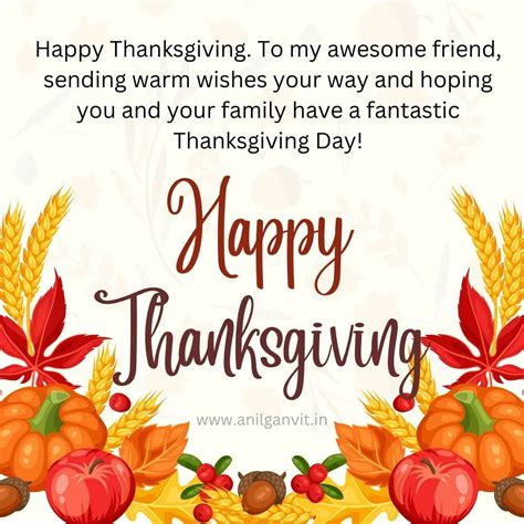 Thanksgiving Text Messages with images to Friends and Family | Happy ...