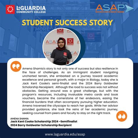 ASAP LaGuardia on LinkedIn: #studentsuccess #asaplagcc #redhawkpride