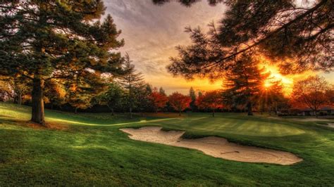 Download Cool Golf Country Club At Woodmoor Sunset Wallpaper ...