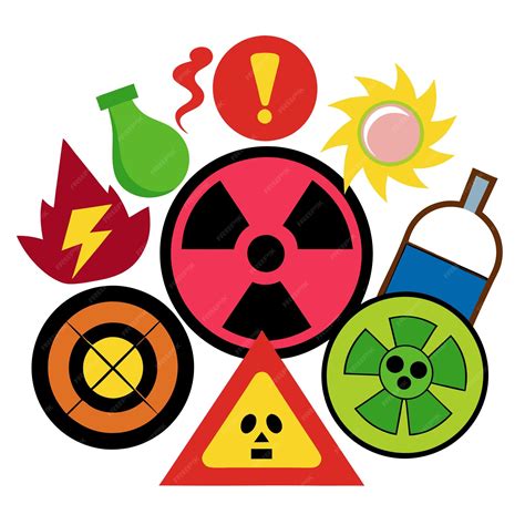 Nuclear symbols clip art and Vector Design With a White Background ...