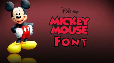 Mickey Mouse Font » Fonts Max