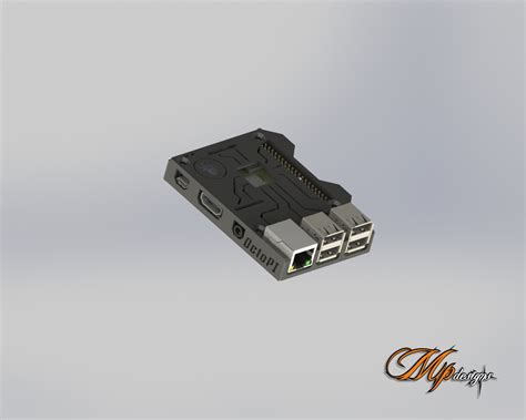 Image result for Raspberry Pi 4B OctoPrint 3D Printed Case Design