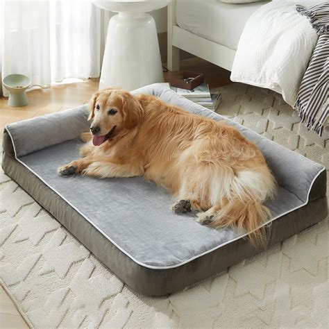 Amazon.com : LNSSFFER Dog Beds Large Sized Dog, Orthopedic Dog Beds for ...