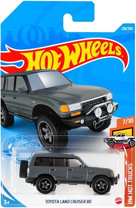 Hot Wheels Toyota Land Cruiser 80 – (HCM61) Grey – Crazy 4 Diecasts