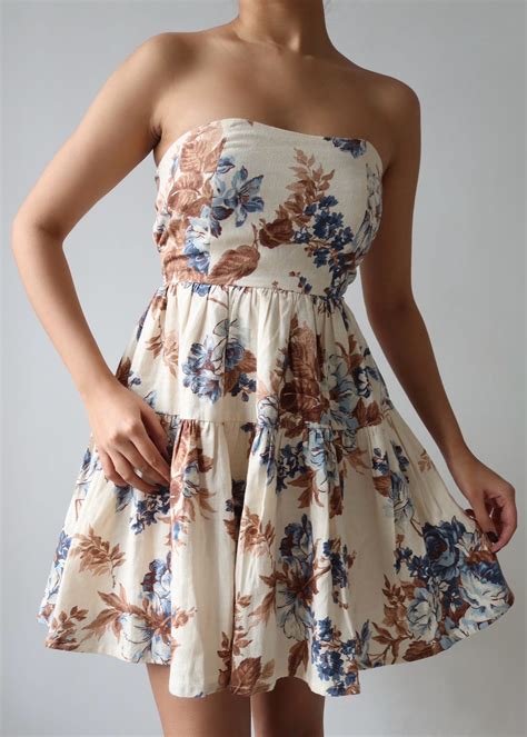 Vintage Floro Lace Up Dress – diamondlady