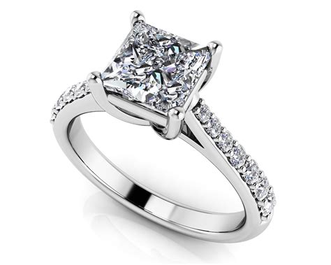 Dazzling Princess Cut Engagement Ring - Roco's Jewelry - Bakersfield CA