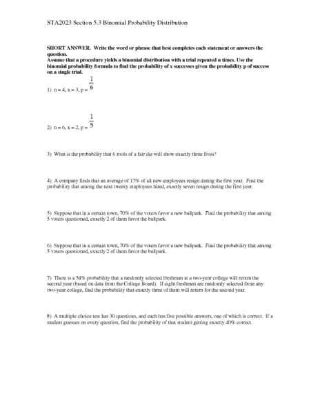 Binomial Distribution Lesson 的图像结果