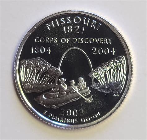 Statehood Quarter 2003-S Missouri SILVER Proof-66 (GEM+) - For Sale ...