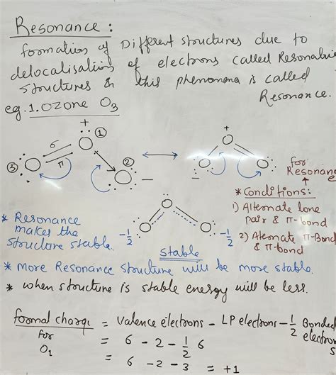 Resonance in Ozone Carbonate and Nitrates