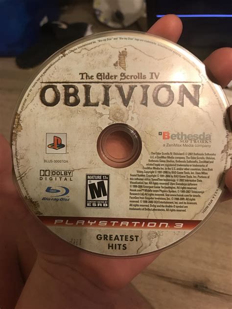 Is this Ps3 edition of Oblivion the GoTY or normal edition, im asking ...