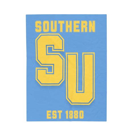 Southern A&M University - Est 1880 - Plush Blanket - 107 HBCU - Etsy
