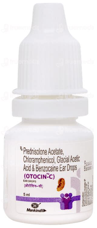 Otocin C Ear Drops 5 Ml - Uses, Side Effects, Dosage, Price | Truemeds