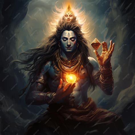 Premium Photo | Lord mahadev God Shiv poster design for wallpaper ...
