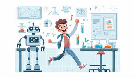 Alien Robot Lab Cartoon 的图像结果