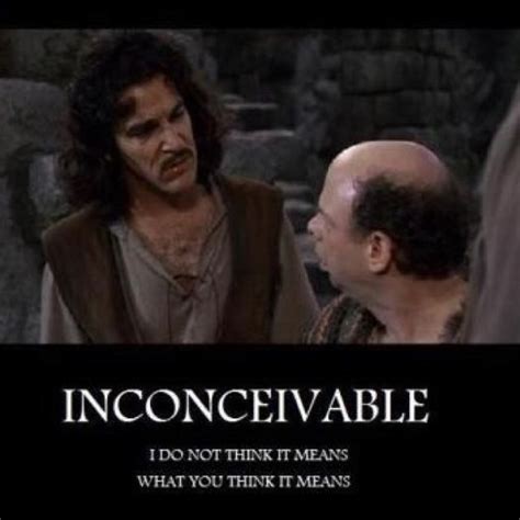 Image result for Princess Bride Movie Inconceivable
