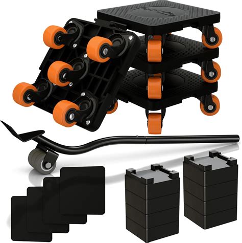 Amazon.com: Heavy Duty Furniture and Appliance Roller Sliders Dolly ...
