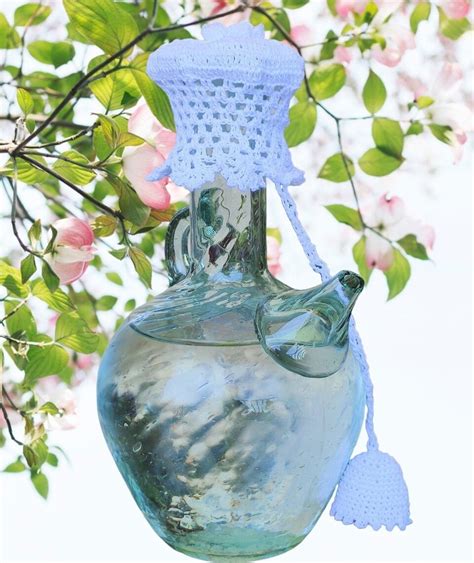 Traditional Water Jug From Lebanon - Handmade From Natural Glass ...