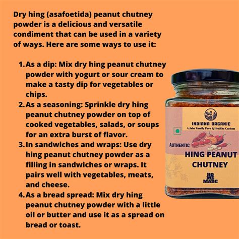 Dry Hing Peanut chutney powder, vada pav chutney – INDIANA ORGANIC