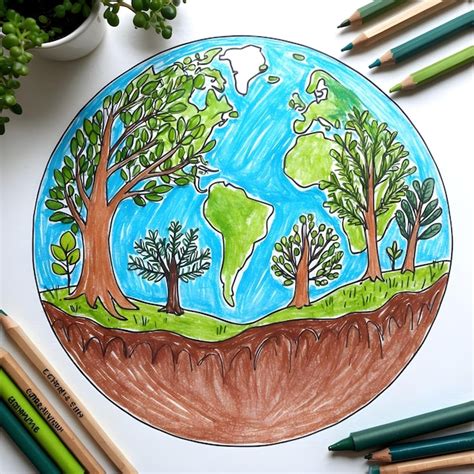 Image result for Earth Drawing Beautiful