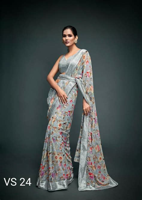 Stavan Vastra 3 Fancy Wear Georgette Designer Saree Collection ...