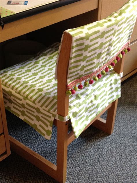 Desk Chair Covers and Pillows in Matching Pattern