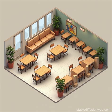 Cafe Layout 的图像结果