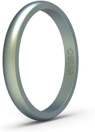 Buy Enso Rings Halo Elements Silicone Ring – Stackable Wedding ...