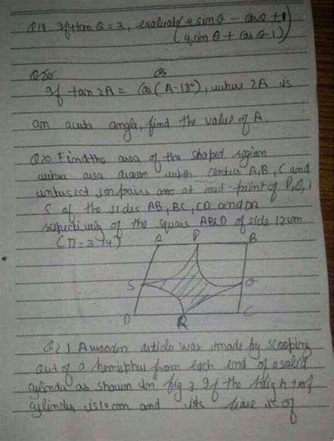 CBSE Class 10 Maths paper leak: Here's the 'handwritten' paper