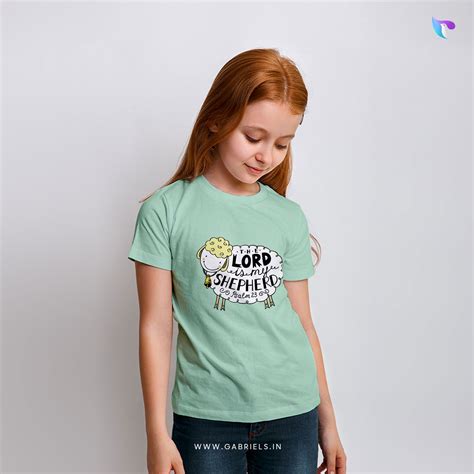 The Lord is my Shepherd (Psalm 23) Bible Verse Christian T-shirt | Free ...