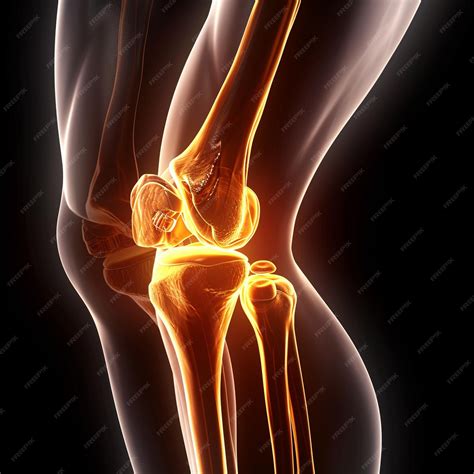 Human Knee Joints joint pain Diseases of the knee joint bone fracture and inflammation | Premium ...