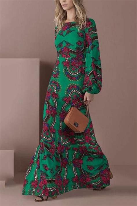 long sleeve maxi dress