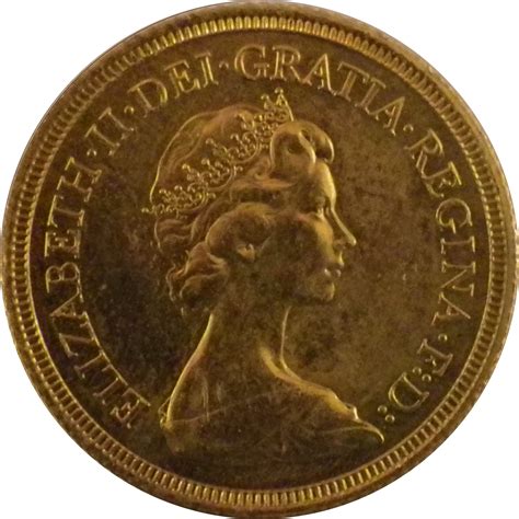 1 Sovereign - Elizabeth II (2nd portrait) - United Kingdom – Numista