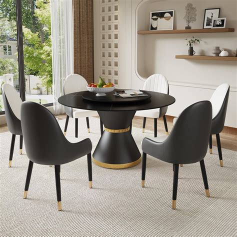 Elegant Black Marble Dining Room Table: Style & Trends