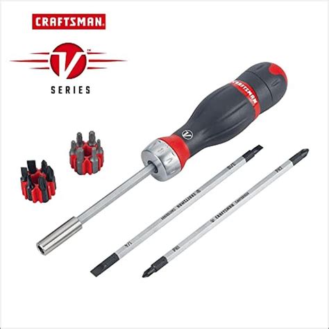 Craftsman Series | V Series 3-in-1 Ratcheting Screwdriver Set with ...