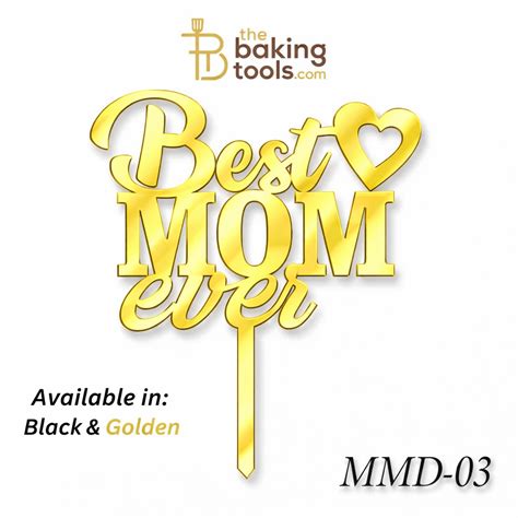 Best Mom Ever Happy Mother’s Day Acrylic Cake Topper
