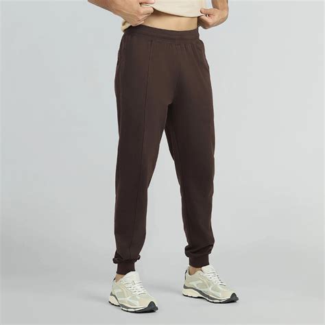 Cruze French Terry Cotton Joggers Malt Brown – XYXX Apparels
