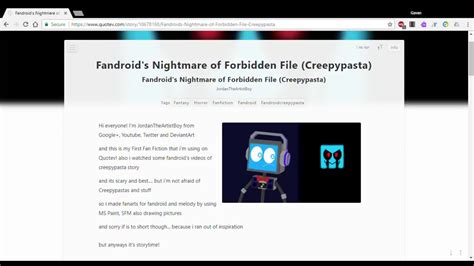 Fandroid Creepypasta 的图像结果