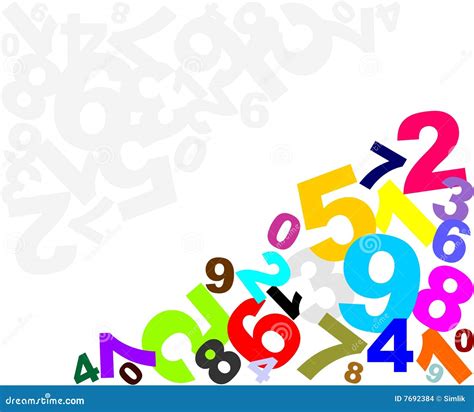 Numbers Background 的图像结果