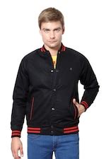 Buy Men Black Solid Jacket Online - 84407 | Peter England