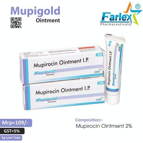 Mupirocin 2% Ointment PCD Franchise Company, Supplier & Manufacturer