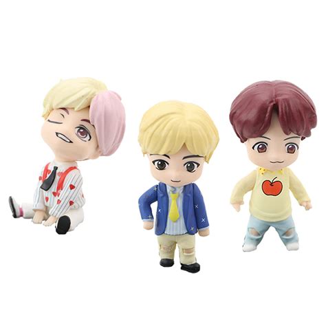 Buy Goodern BTS Figures BTS Cake Toppers BTS Dolls Set of 7 Figurines ...