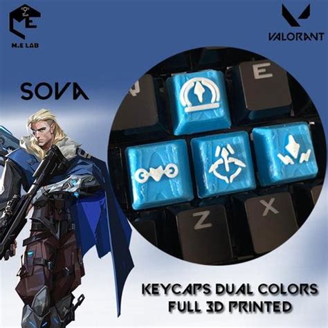 Jual Valorant Keycaps Sova Dual Color set - 9.41mm - Kota Medan - ME ...