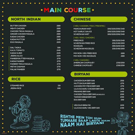 Menu at SAINMA Restaurant, Hyderabad