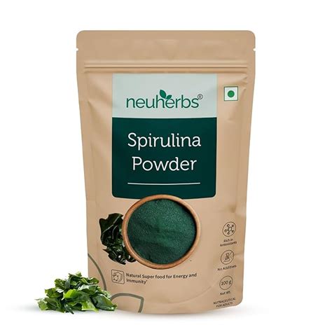 Neuherbs Spirulina Powder (100g, Pack of 1) | For Men & Women | Natural ...