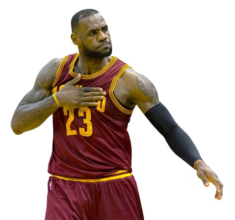 LeBron James NBA Superstar in Athletic Pose Free PNG | PNG All