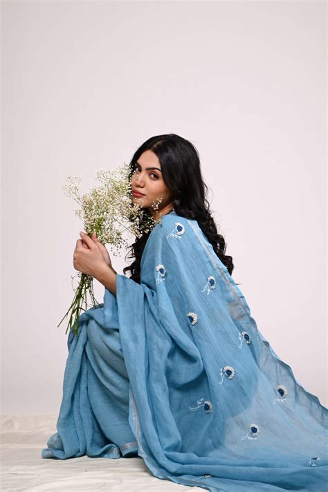 Gulista Linen Sari